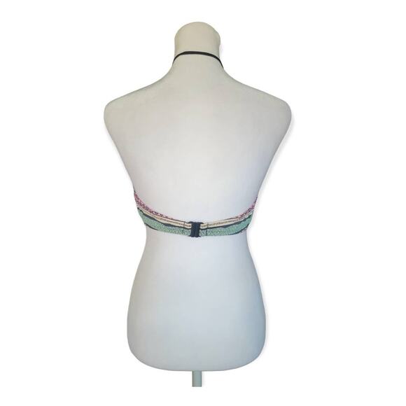 Seafolly Australia Boho Printed Strapless Bandeau Bikini Top Women's Size 8 - Picture 4 of 11